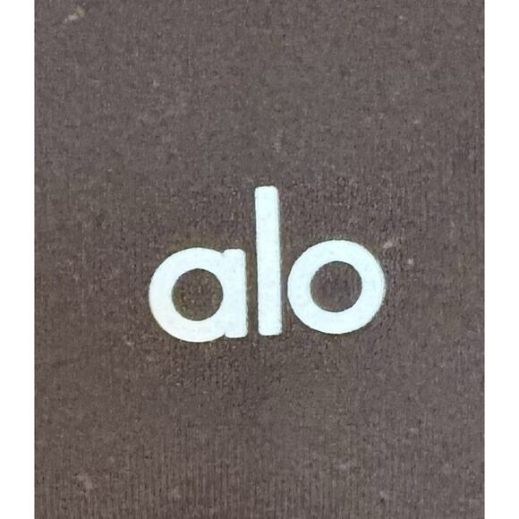 Alo Yoga Linear Striped Airbrush Ankle Leggings Size XS Stretch Activewear - Picture 4 of 5